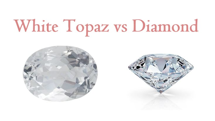White Topaz vs. Diamond